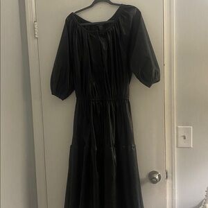 Ashley Stewart Black Midi Dress